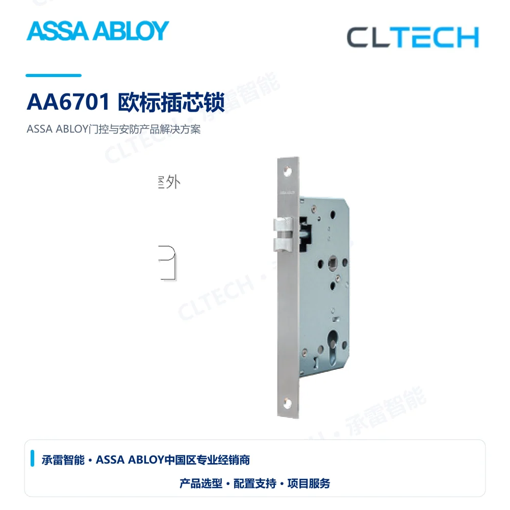 ASSA ABLOY AA6701 欧标插芯锁产品图