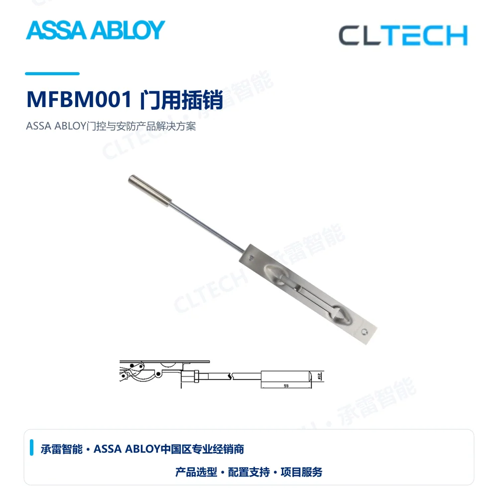 ASSA ABLOY MFBM001 门用插销产品图