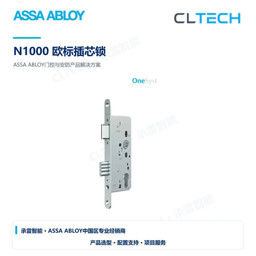 ASSA ABLOY N1000 欧标插芯锁产品图
