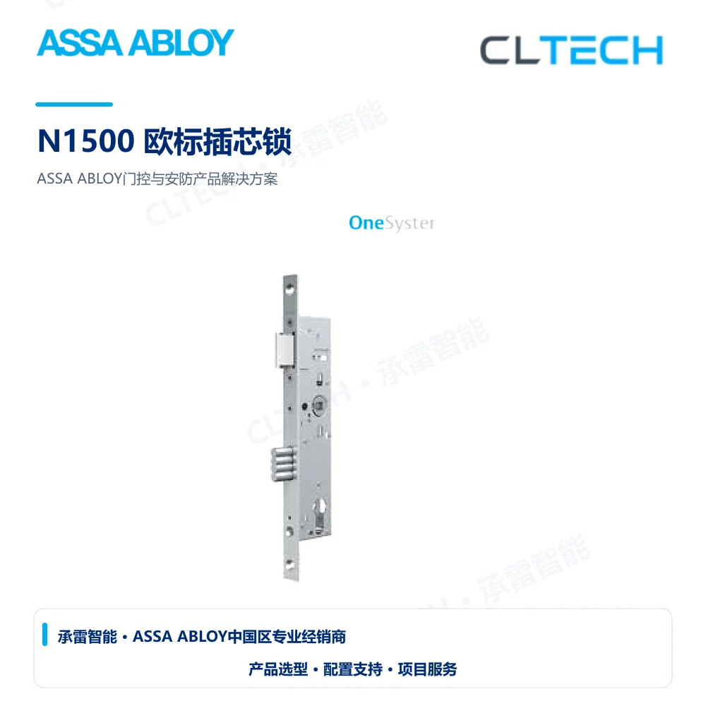 ASSA ABLOY N1500 欧标插芯锁产品图